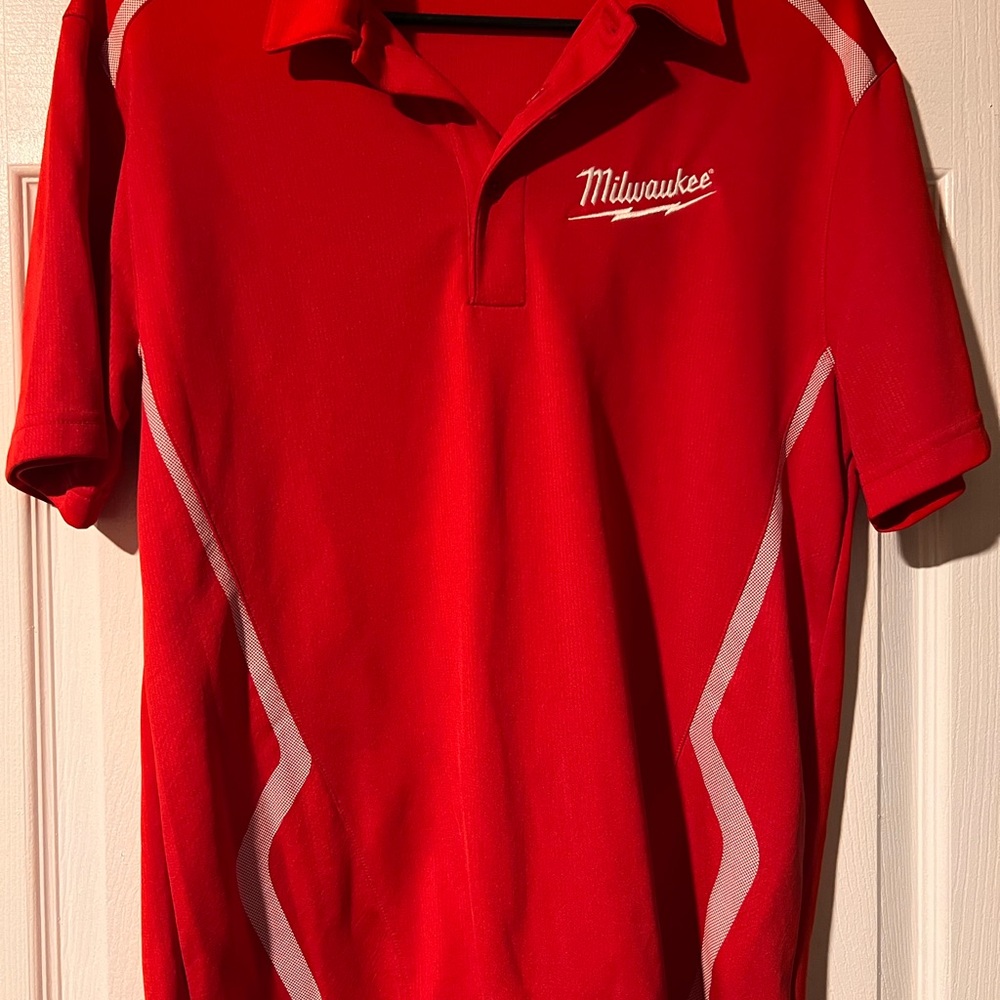 Sport-Tek Red Athletic Polo Shirt